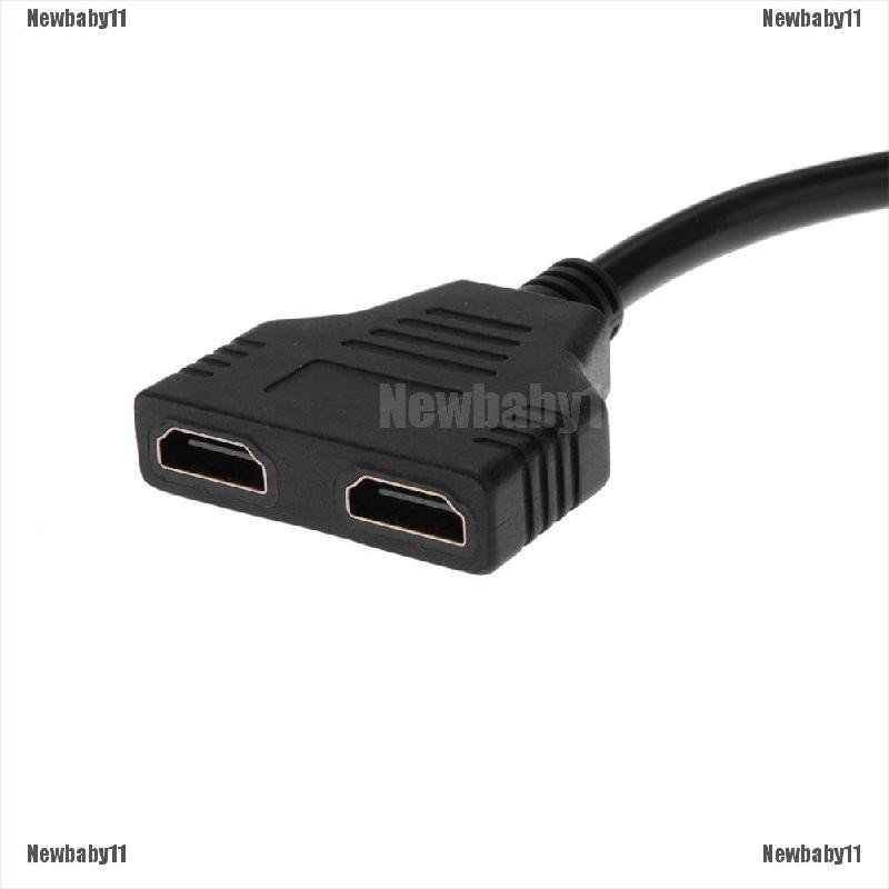 Dây Cáp Chia Cổng HDMI 1080P Sang 2 Cổng HDMI 2 Trong 1 Tiện Dụng