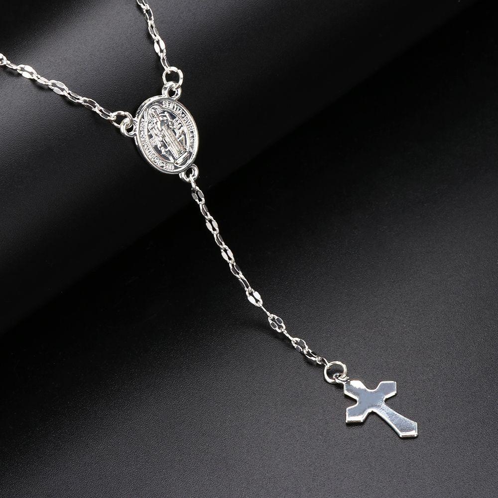 Vòng cổ Mặt Chữ Thập Thanh Lịch Làm Quà Tặng Đức Mẹ Mary
