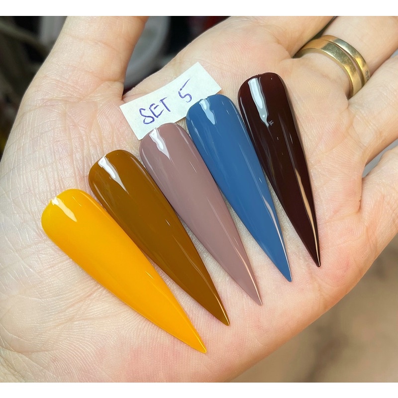 Sơn gel as nhọn set 5 chai