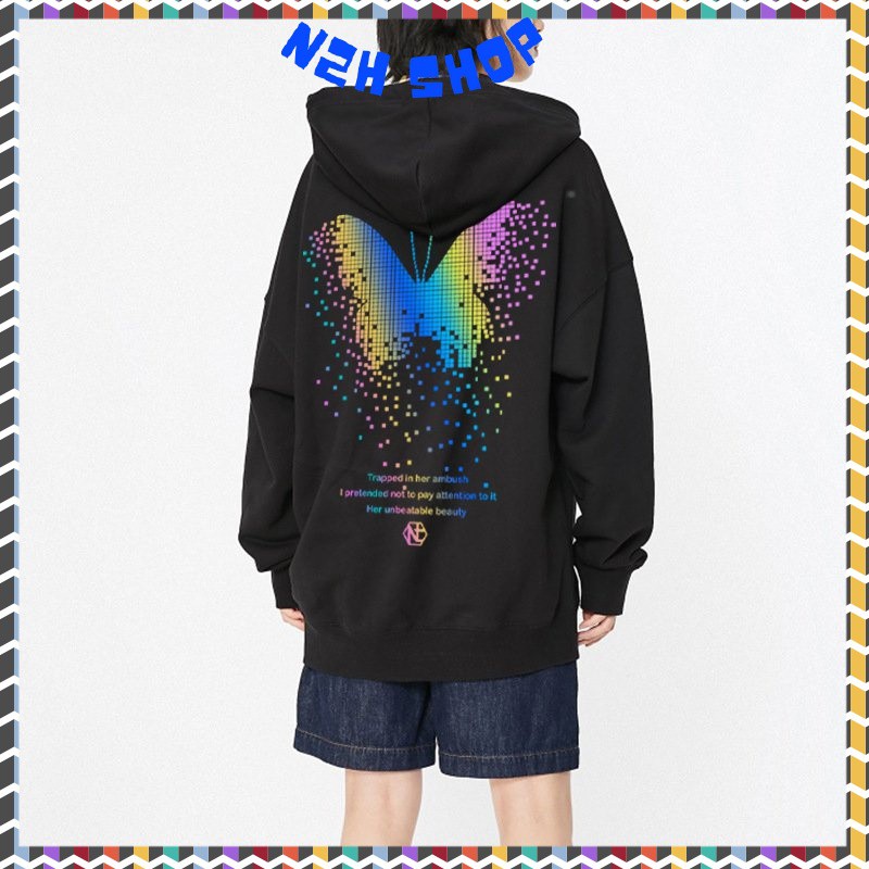 Áo Hoodie Nam Nữ Chất Nỉ Ngoại Cao Cấp In Hình Cánh Bướm,Mẫu Độc Nhất N2H Shop | BigBuy360 - bigbuy360.vn