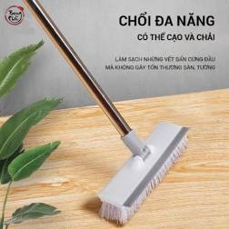 Chổi chà sàn, chổi cọ nhà vệ sinh, chổi quét nhà tắm quét gạt nước, gạt kính hai đầu đa năng 2 mặt 2in1