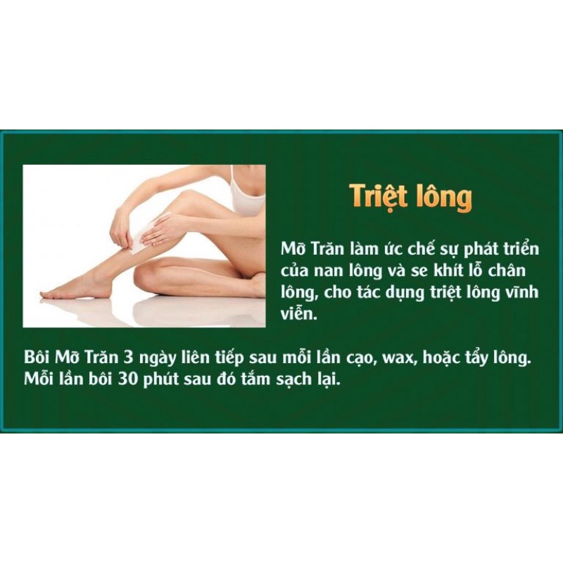 Mỡ trăn triệt lông [chính hãng 100%] N'store