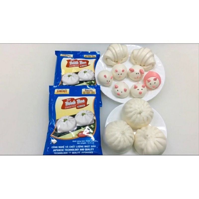 BỘT BÁNH BAO PHA SẴN MIKKO - CÓ MEN LOẠI 1 KG