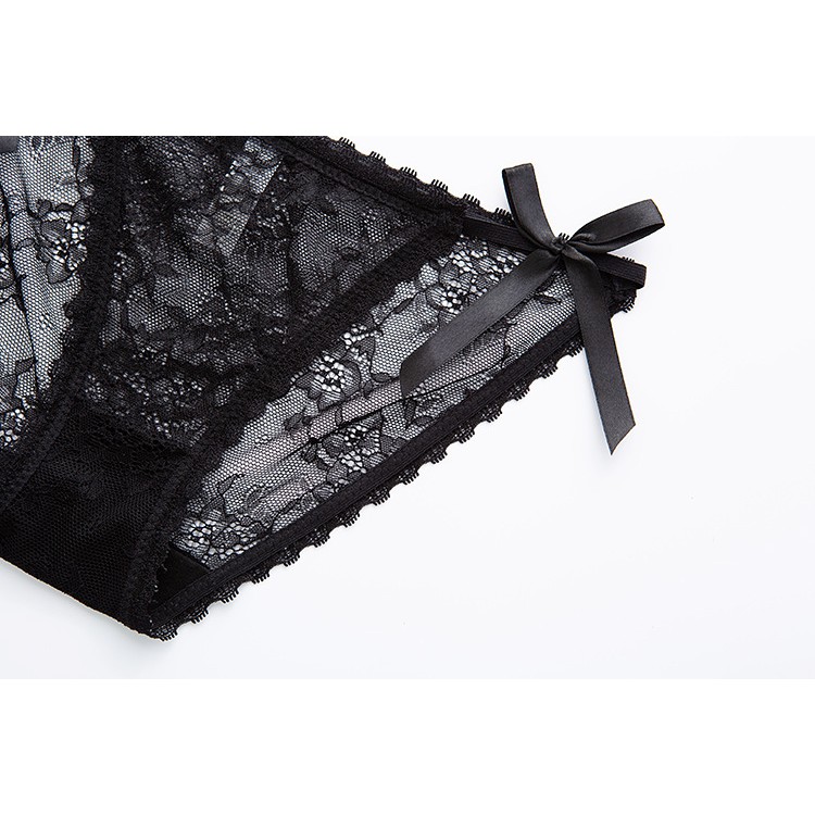 QUẦN LÓT NỮ REN DÂY 2 BÊN ĐÍNH NƠ SIÊU XINH QR103 | BigBuy360 - bigbuy360.vn