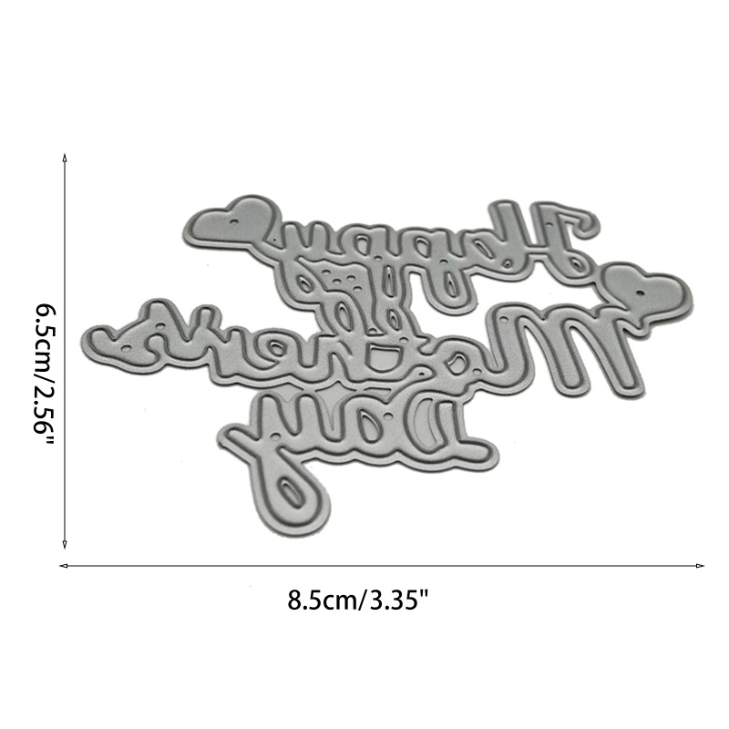 Khuôn Cắt Giấy Kim Loại Mẫu Happy Mother Day