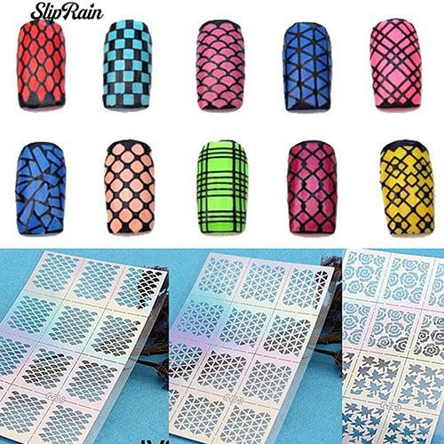 Tấm khuôn mẫu tạo hình trang trí móng tay