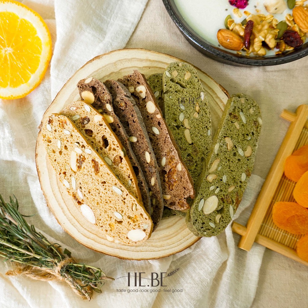 Bánh ăn kiêng Natural Biscotti, bánh ăn kiêng giảm cân Biscotti mix 3 vị - B01 | BigBuy360 - bigbuy360.vn