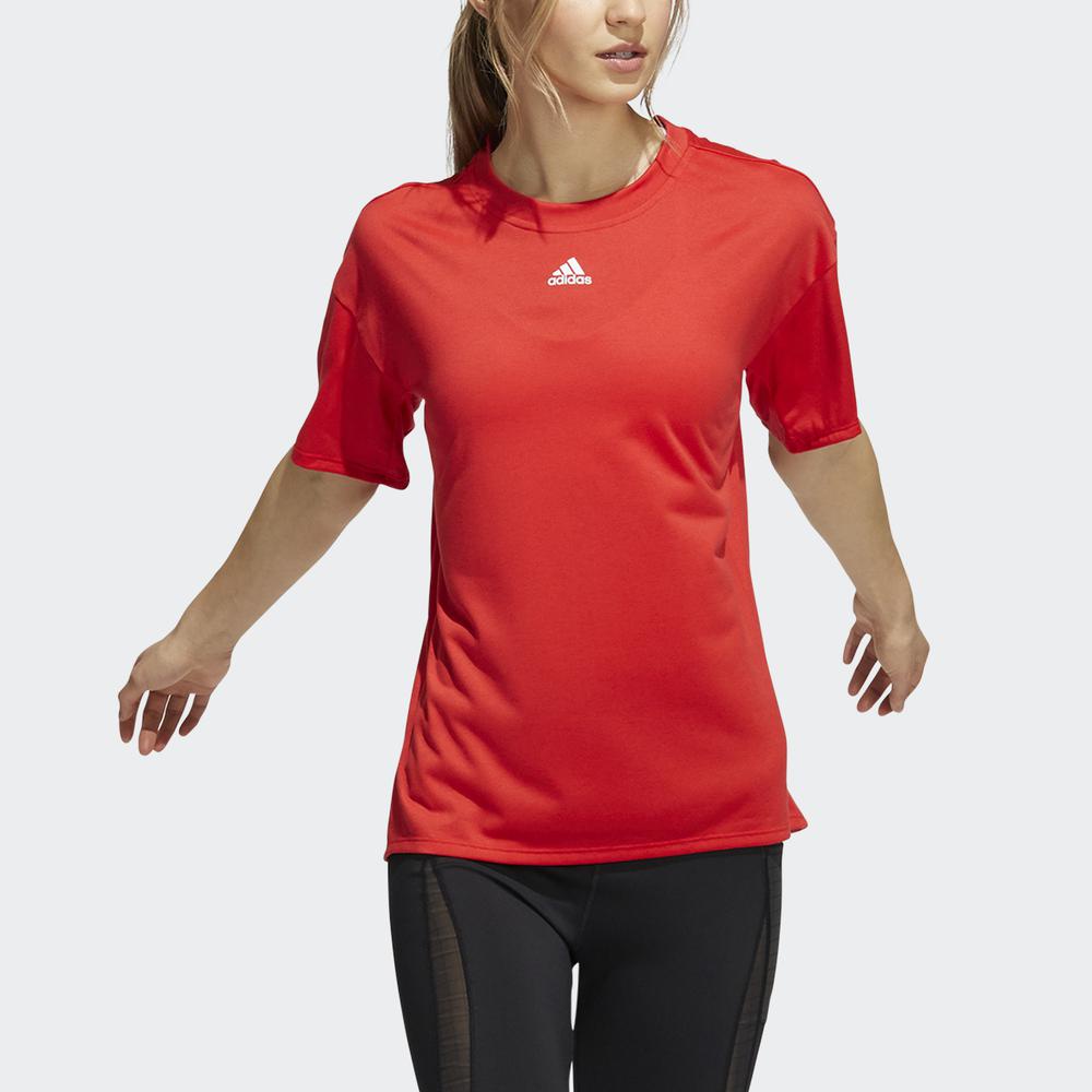 Áo Tee adidas TRAINING Nữ Áo Thun Tập Luyện 3 Sọc AEROREADY Màu đỏ H48951