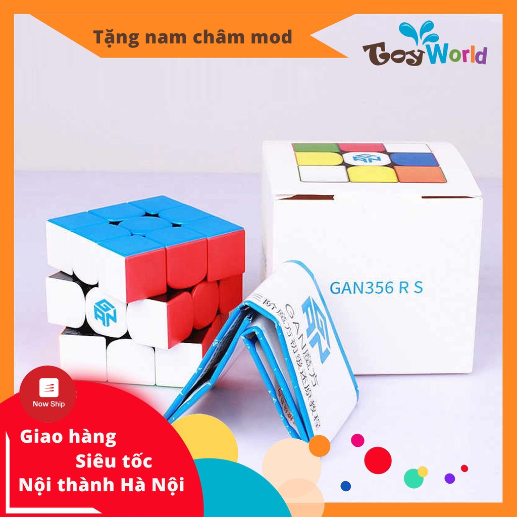 [Mua 1 tặng 1] Rubik GAN 356 RS 3x3 (có nam châm)