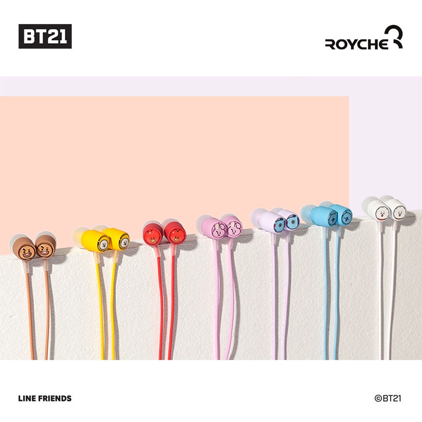 BT21 Tai nghe có dây earphones