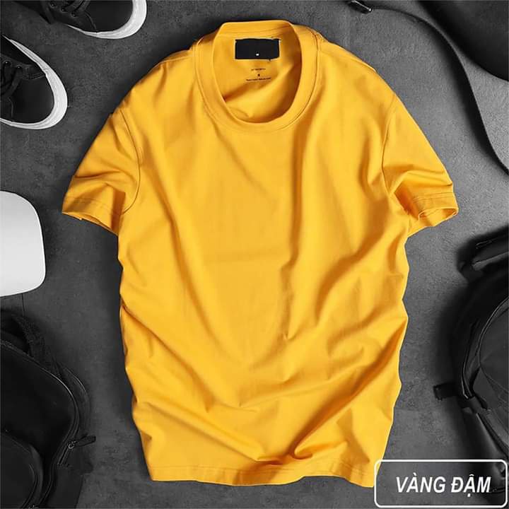 Áo phông trơn cổ tròn vải cotton 100% | BigBuy360 - bigbuy360.vn