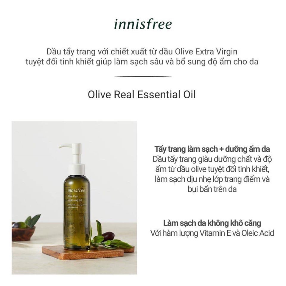 Dầu tẩy trang Olive Real Cleansing Oil 150ml