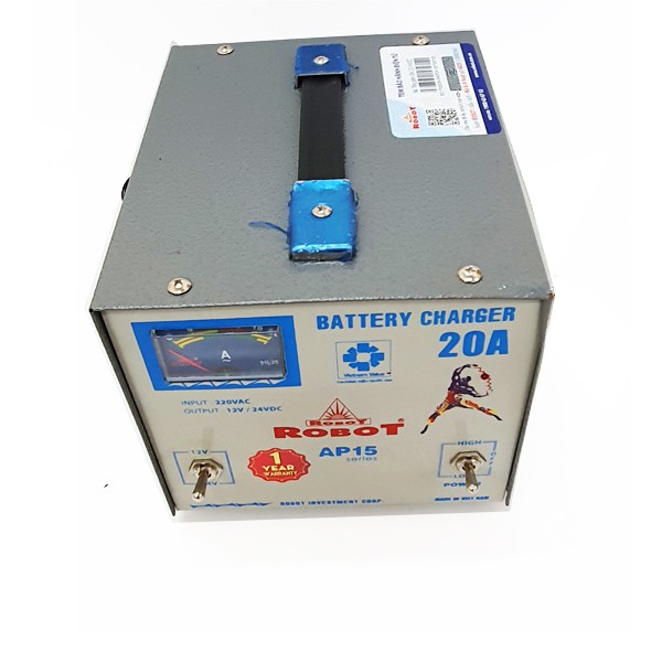 MÁY SẠC ẮC QUY ROBOT TĂNG GIẢM 20A