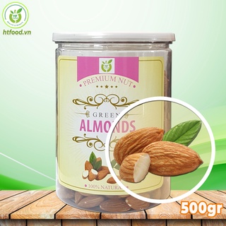 500g Hạt hạnh nhân Mỹ nhập khẩu đã rang sấy ăn liền