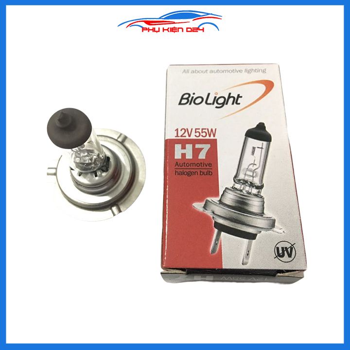 Bóng đèn Biolight cho ô tô xe hơi hàn quốc chân H7 điện áp 12V/24V