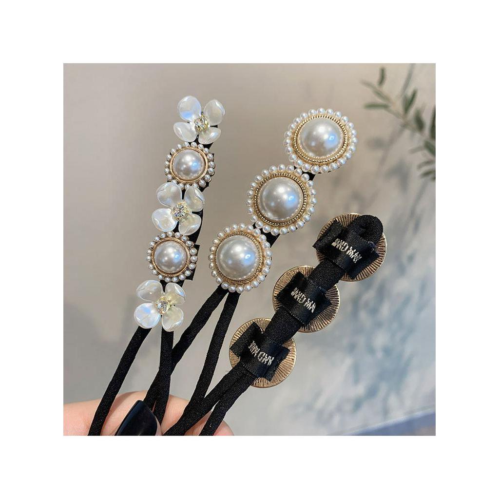 Dây Buộc Tóc Đính Ngọc Trai Giả Thời Trang Nữ Xinh Xắn