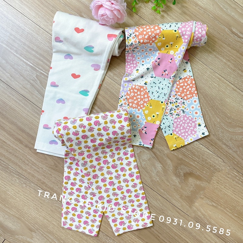 Quần Legging Dài Bé Gái 20kg-30kg-40kg vải xuất mềm nhiều họa tiết đẹp - Trang 25 Kid
