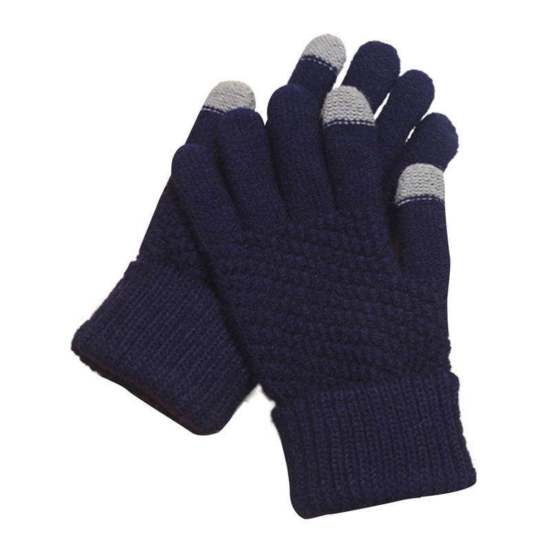 Ygt Găng Tay Len Cashmere Ấm Áp Có Thể Dùng Màn Hình Cảm Ứng Cho Nữ