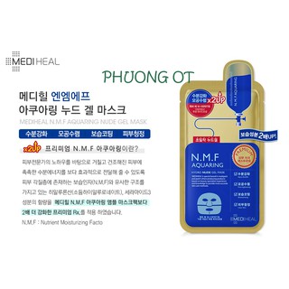 Mặt Nạ Mediheal Nude Gel Cấp Ẩm Cao Cấp  N.M.F Aquaring Nude Gel Mask