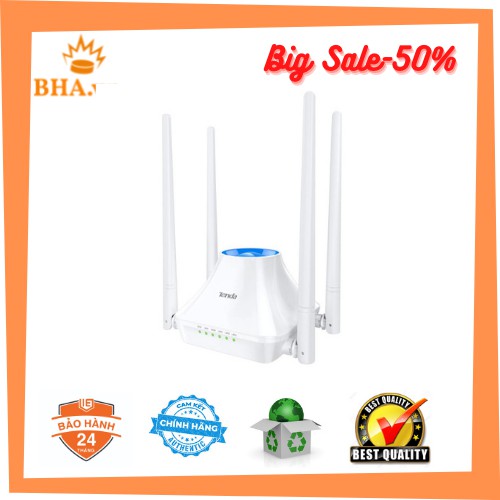 Bộ phát sóng Wifi Tenda 4 anten 300Mps F6 – Hàng Chính Hãng