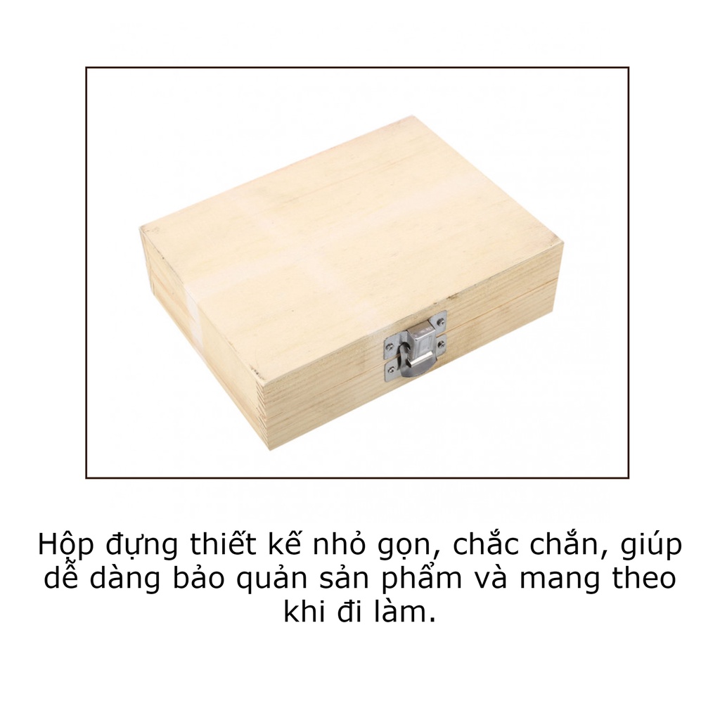 Bộ 15 mũi phay gỗ, bộ mũi soi gỗ 15 chi tiết 1/4 inch 6.35mm có hộp đựng loại đẹp