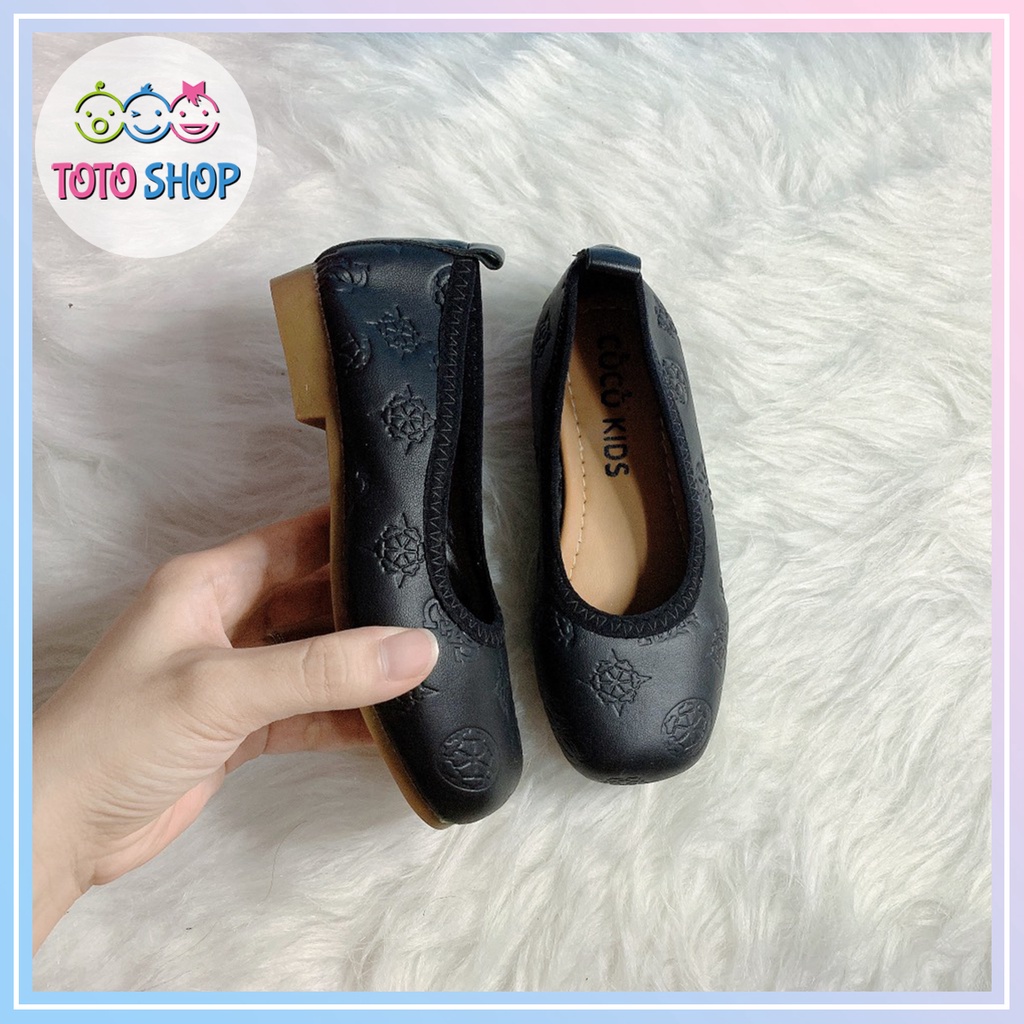 Dép quai hậu giày búp bê đính nơ cho bé gái từ 3 đến 6 tuổi