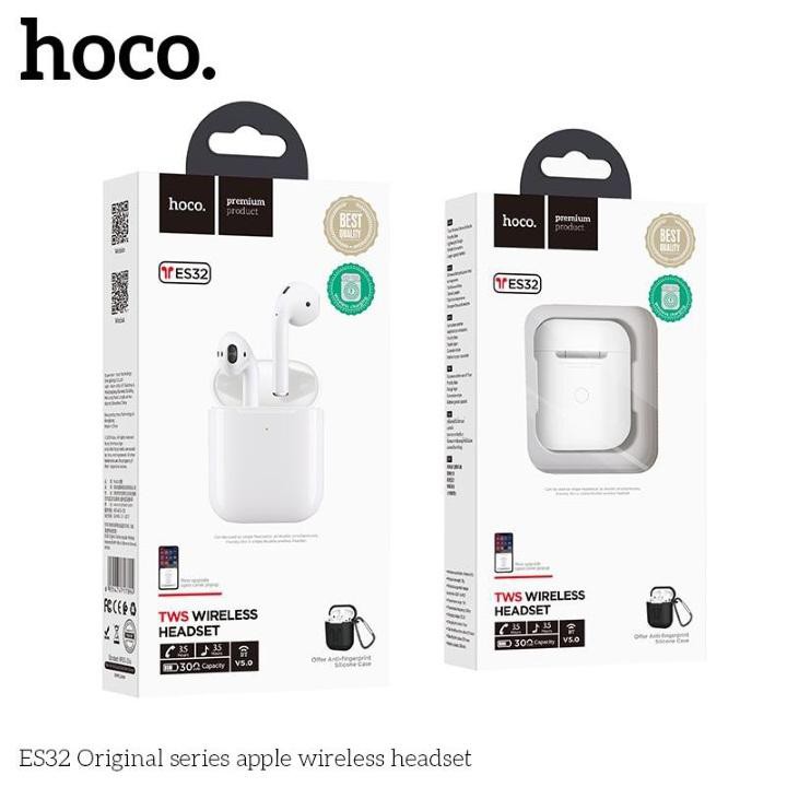 Tai nghe không dây Hoco ES32 hỗ trợ sạc không dây chống nước Hàng chính hãng