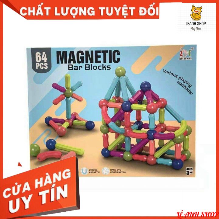 Đồ chơi lego lắp ráp xếp xình nam châm từ tính thông minh cho bé đồ chơi trẻ em phát triển trí tuệ