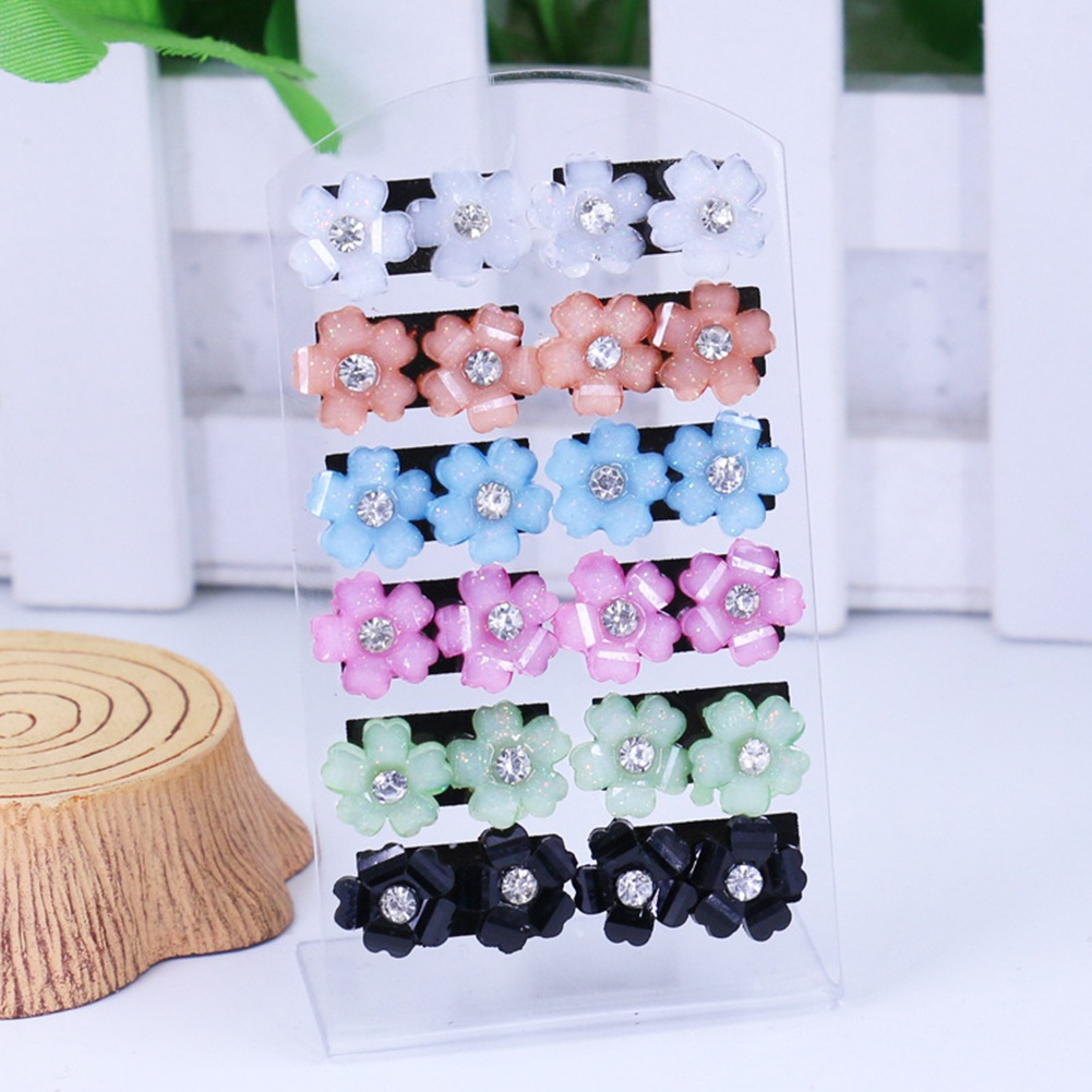 Set 12 đôi bông tai xinh xắn cho nữ