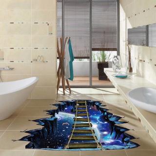 Decal Dán Tường Hình Cây Cầu 3d