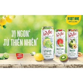 Nước Khoáng Có Ga LaVie Sparkling 330ML
