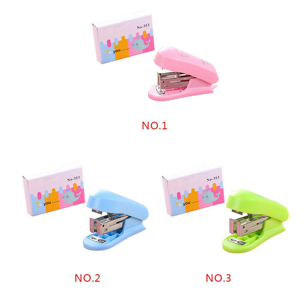 Dụng Cụ Bấm Ghim Bằng Nhựa Họa Tiết Hoạt Hình Dễ Thương