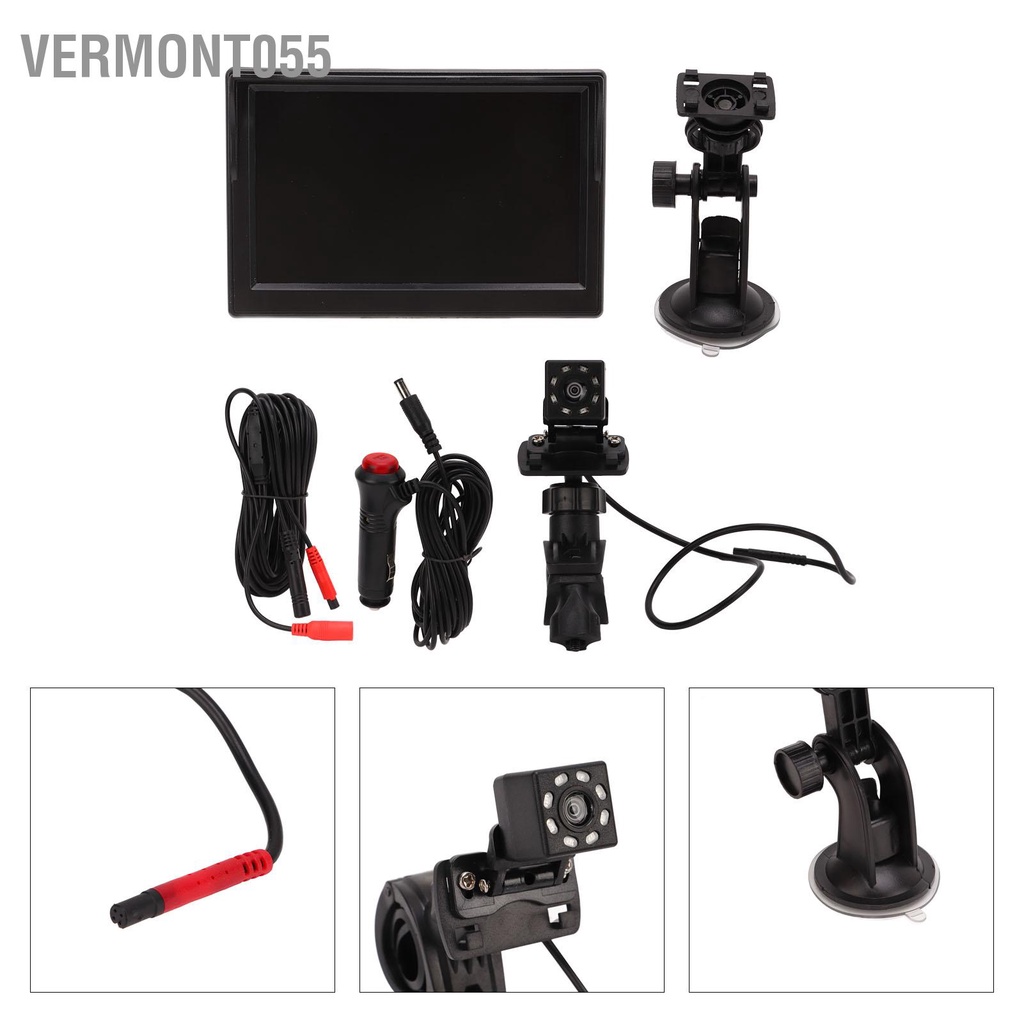 Có thể bán buôn Màn hình ghế ngồi ô tô cho bé 5 inch HD DC 12V Chống thấm nước phía sau Máy ghi xe tải SUV Vermont055 Hàng giao ngay