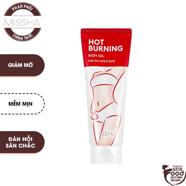 [Best Seller] Gel Tan Mỡ, Tạo Dáng Thon Gọn Missha Hot Burning Gel 200ml