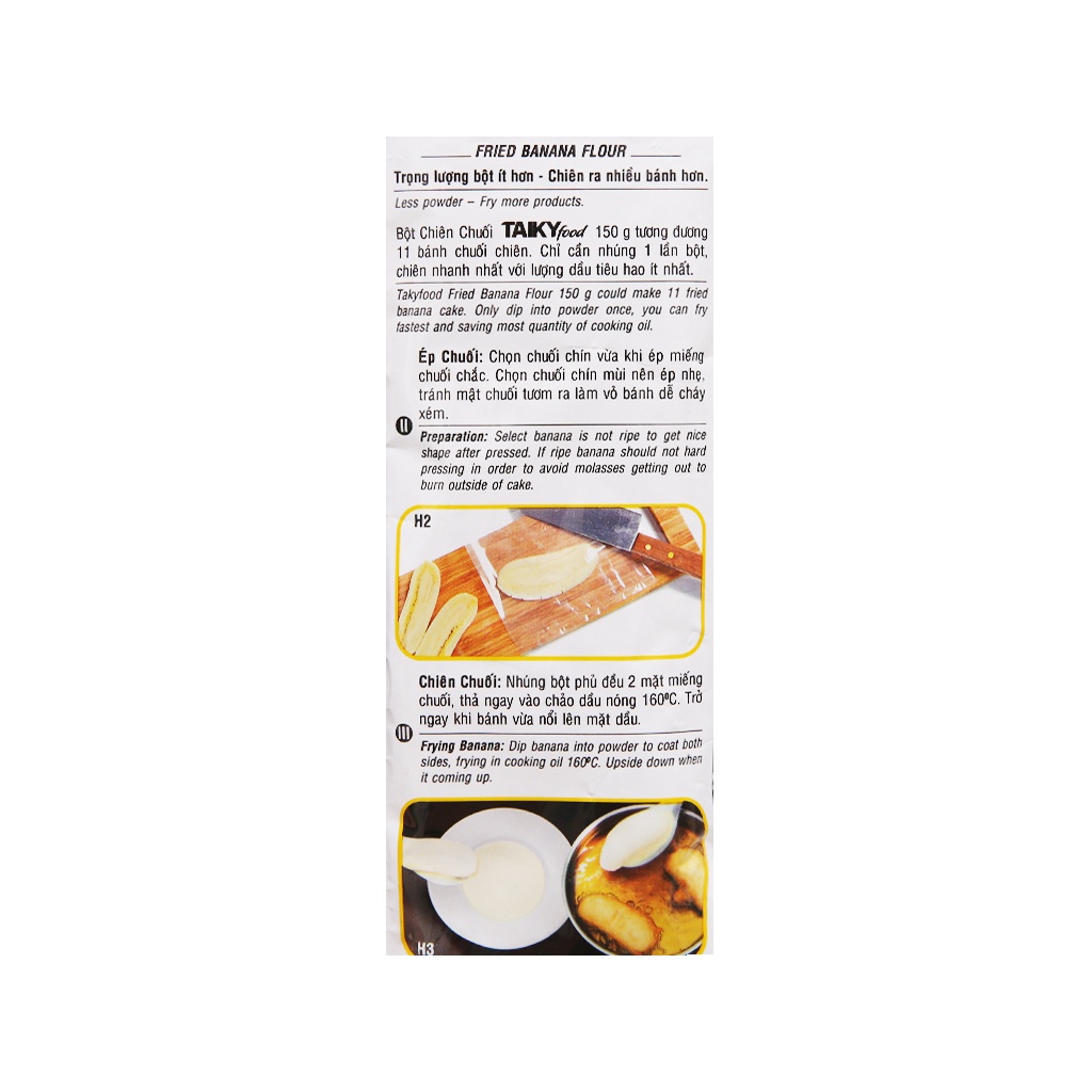 Bột chiên chuối Tài Ký gói 150g
