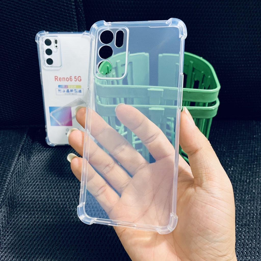 Ốp lưng chống sốc Oppo Reno 6 pro 5G/ reno6/ reno6z/ z/ chống va đập dẻo trong suốt bảo vệ camera