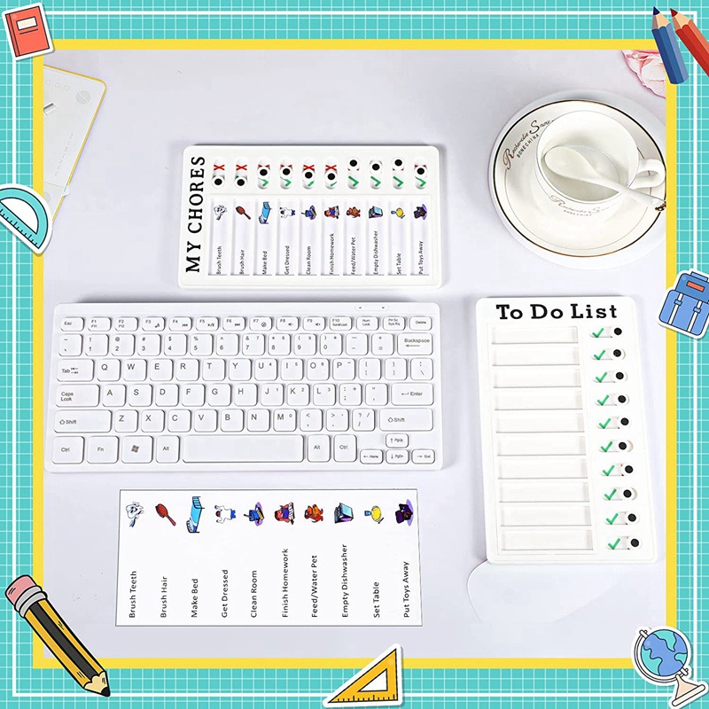 Set 16 Bảng Kiểm Tra Kế Hoạch Hàng Ngày Có Thể Tái Sử Dụng