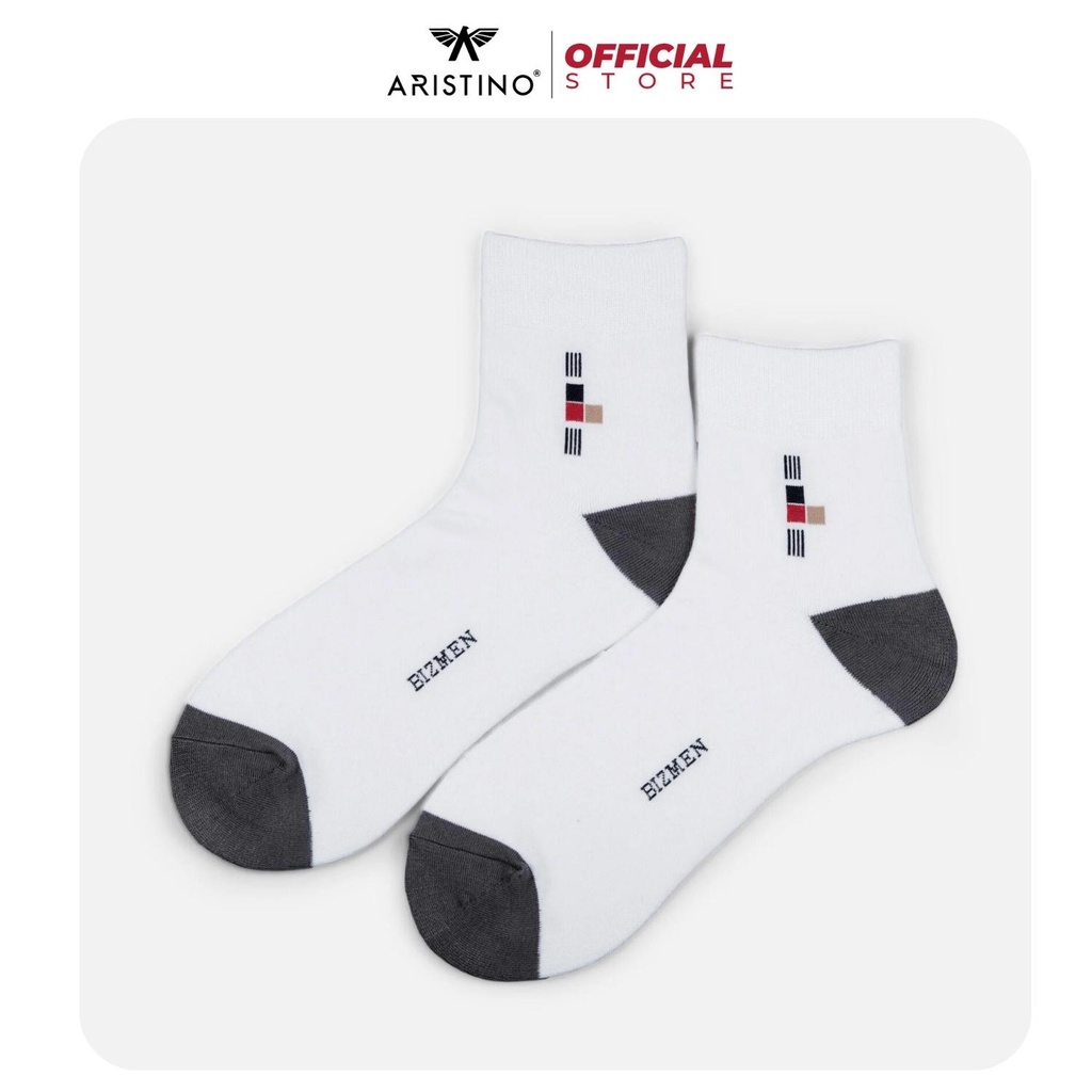 Tất vớ nam cổ trung S2SPORT Bizmen BO01 vải bamboo gót phối màu công nghệ nano kháng khuẩn khử mùi chống hôi chân