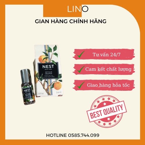 Nước hoa Nest Seville Orange hương cam quýt mini 3ml full box