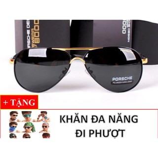 Kính mát nam PC cao cấp hot nhất- Tặng khăn đa năng N015