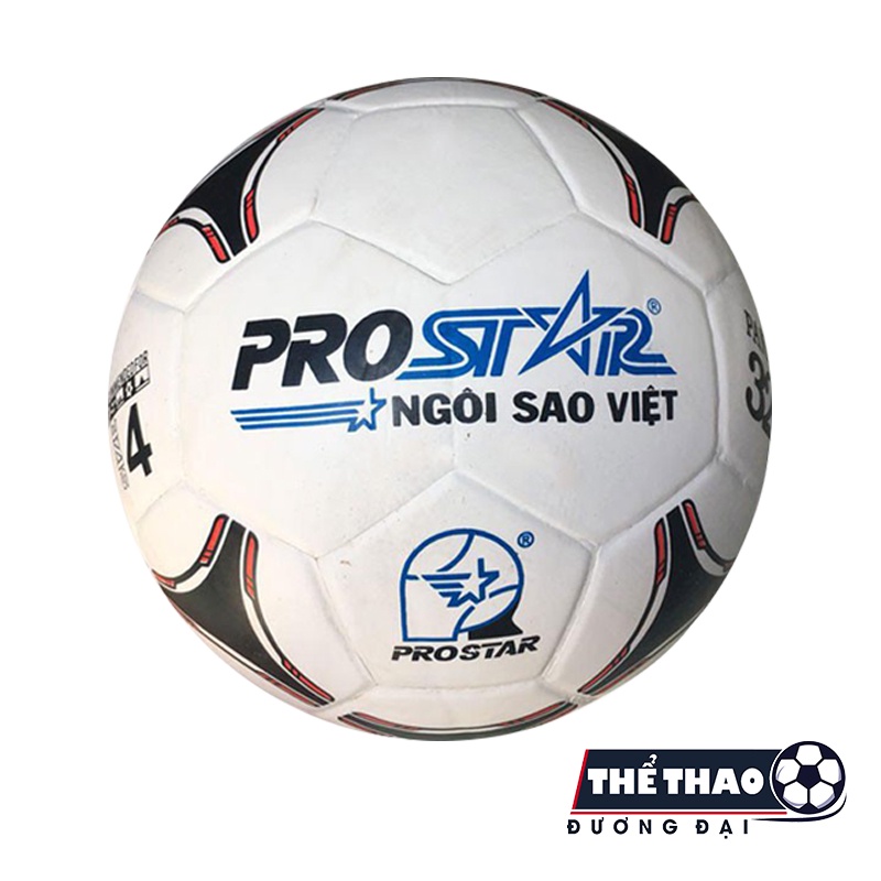 Bóng Đá Trẻ Em Cao Su Prostar Số 4, Size 4 (Màu Ngẫu Nhiên) + Tặng Kèm Kim Bơm