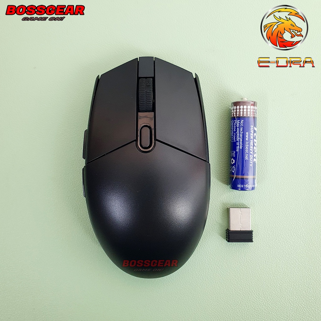 [Mã SKAMLTS0811 giảm 15K đơn 0Đ] Chuột Không Dây E-DRA EM6102W Dùng Pin Tiểu Kết Nối 2.4 Ghz