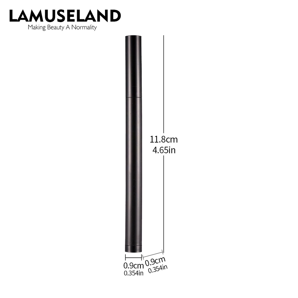 Bút kẻ mắt LAMUSELAND S0817 dạng lỏng màu đen sẫm nhanh khô lâu trôi 5g