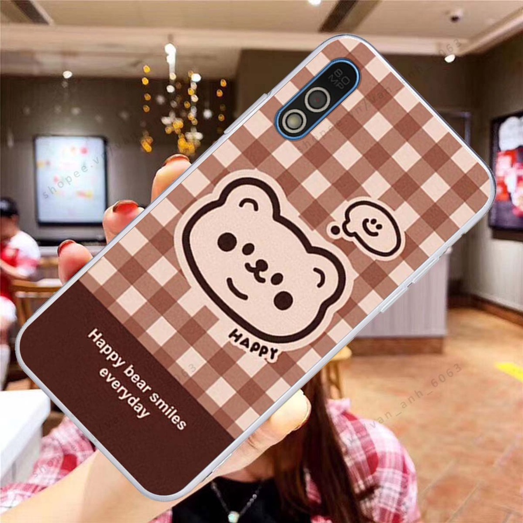 Ốp lưng Vsmart Bee / Bee 3 in hình hoa, gấu rich bear nghệ thuật, thời trang