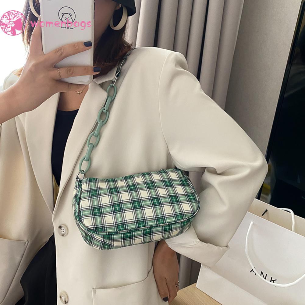 Túi xách bằng da PU phối dây xích thời trang cho nữ | BigBuy360 - bigbuy360.vn