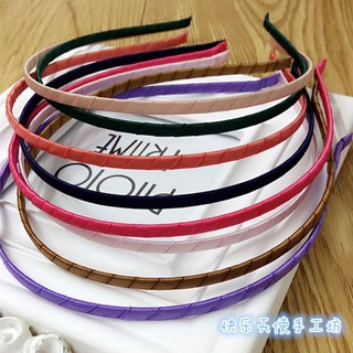 Cài tóc 5mm bọc satin, bờm tóc bọc vải satin