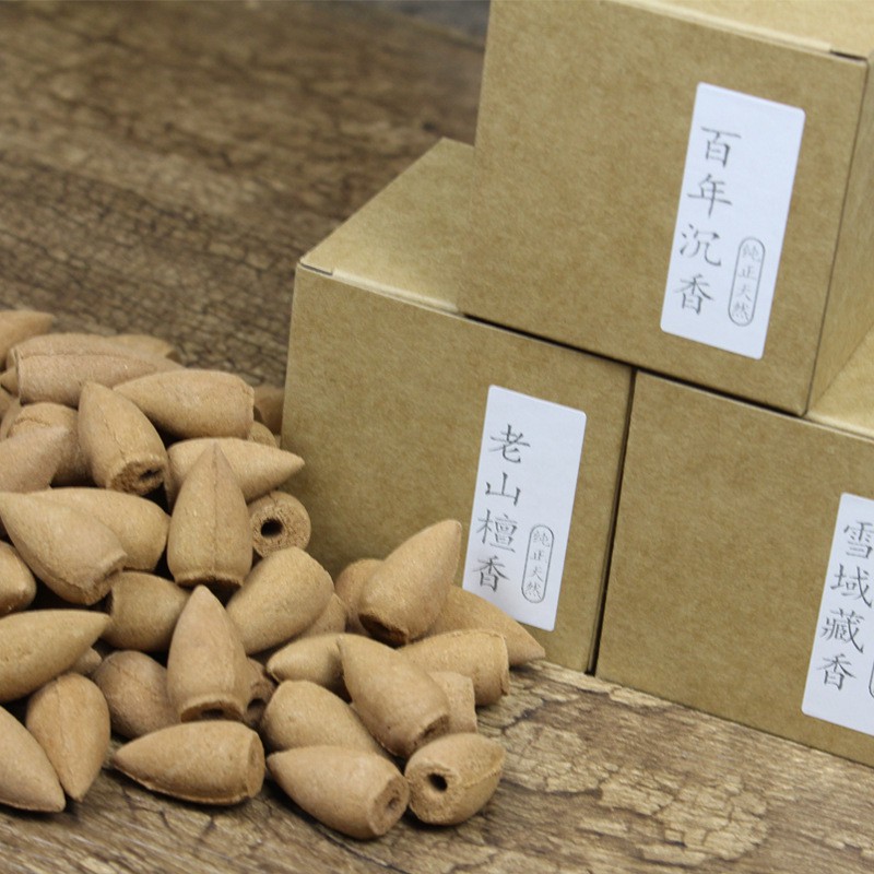 Nụ trầm khói ngược hương thảo dược dùng cho các loại lư hương, thác khói xông trầm hương