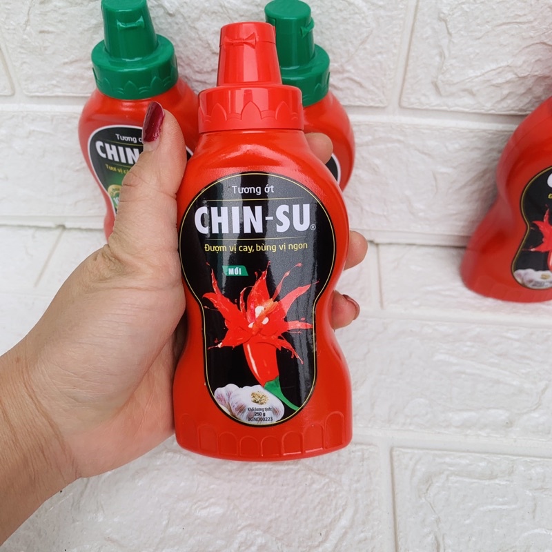 CHAI TƯƠNG ỚT/ TƯƠNG CÀ CHINSU 250g Mới