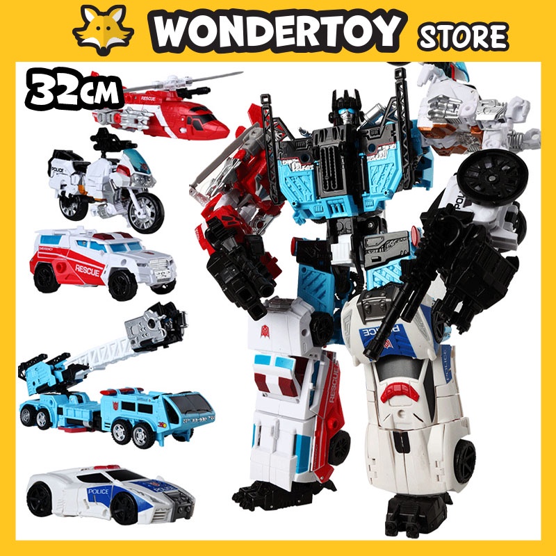 Mô hình Wars Defensor Combiner 5 Robot kết hợp Transformers TaikongZhans 32cm