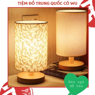 Đèn Ngủ Để Bàn Đế Gỗ loại đẹp chuẩn